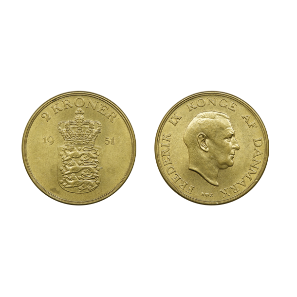 2 krone 1951