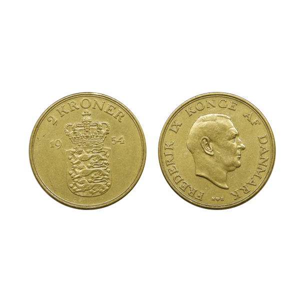 2 krone 1954
