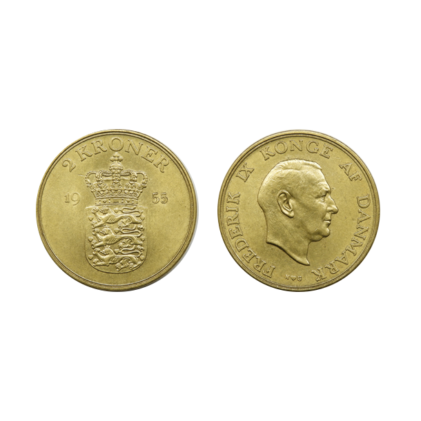 2 krone 1955
