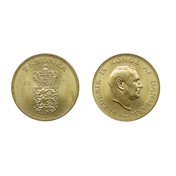 2 krone 1958